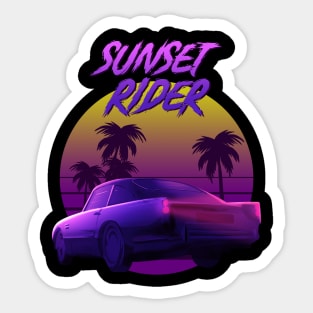 sunset rider Sticker